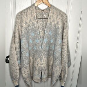 NWT Free People Winter Wonderland Cardi Cardigan Size M